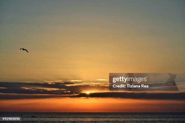 tramonto a gallipoli - tramonto stock pictures, royalty-free photos & images