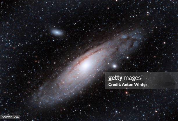 m31 andromeda galaxy - classical mythology character imagens e fotografias de stock