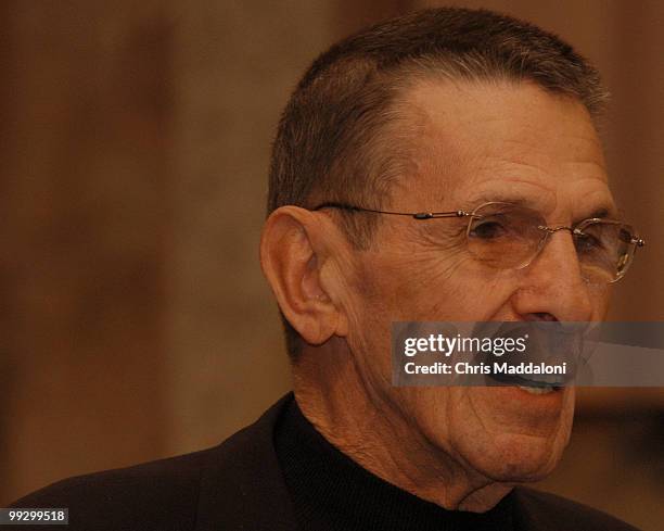 Actor Leonard Nimoy was on the Hill to support "Friends of the Observatory," a group devoted to the renovation of historic Griffith Observatory,...