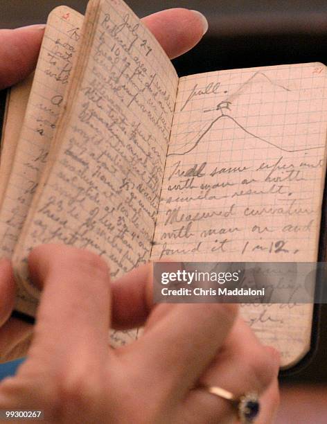 Posters, pictures, and the Wright brothers personal notebooks will be on display at the Wright Brothers aviation exhibit at the Library of Congress.