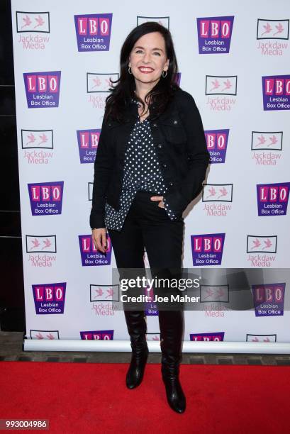 Guinevere Turner attends a screening of 'Different For Girls' at The Curzon Mayfair on July 6, 2018 in London, England.