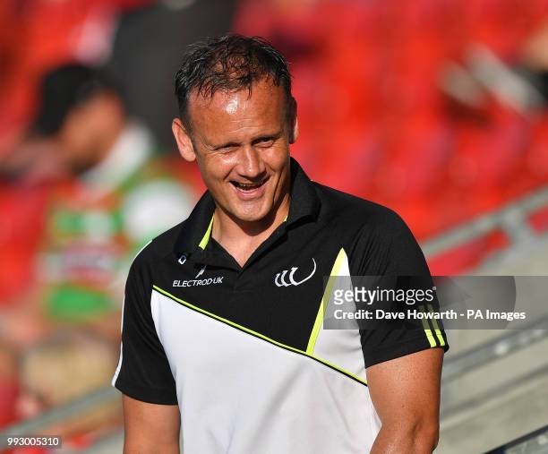 Widnes Vikings' Head Coach Francis Cummins during the Betfred Super League match at The Totally Wicked Stadium, St Helens.