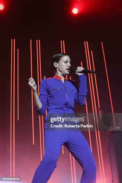 Jain performs during the 2018 Festival International de Jazz de Montreal at Quartier des spectacles on July 5th, 2018 in Montreal, Canada.