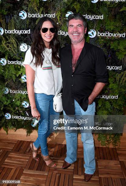 Simon Cowell and Lauren Silverman attend as Barclaycard present British Summer Time Hyde Park in Hyde Park on July 6, 2018 in London, England.