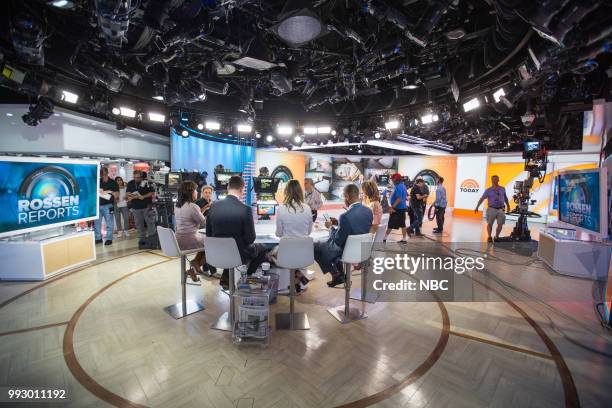 Sheinelle Jones, Willie Geist, Savannah Guthrie, Craig Melvin and Jenna Bush Hager on Thursday, June 28, 2018 --