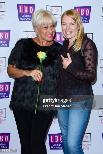 Denise Welch and Helen Oakleigh attend a screening of 'Different For Girls' at The Curzon Mayfair on July 6, 2018 in London, England.