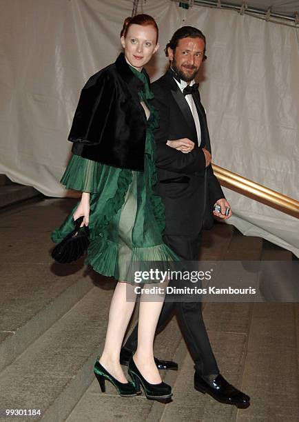 Karen Elson and Stefano Pilati