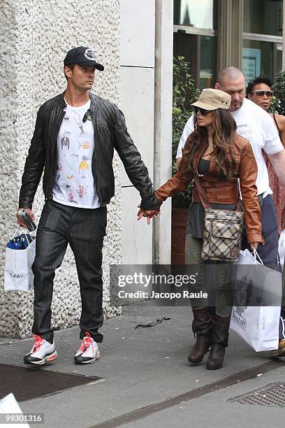 Josh Duhamel and Fergie of the Black Eyed Peas sighting on May 13, 2010 in Milan, Italy.