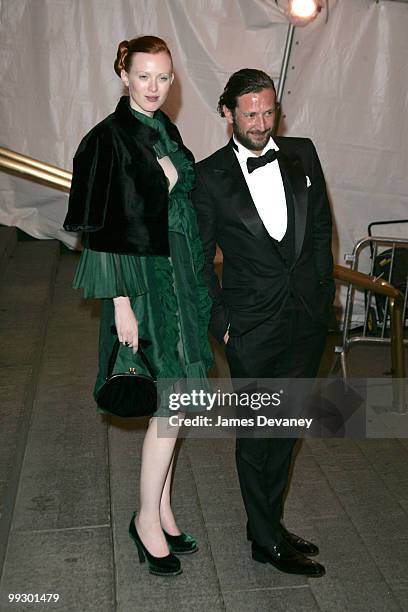 Karen Elson and Stefano Pilati