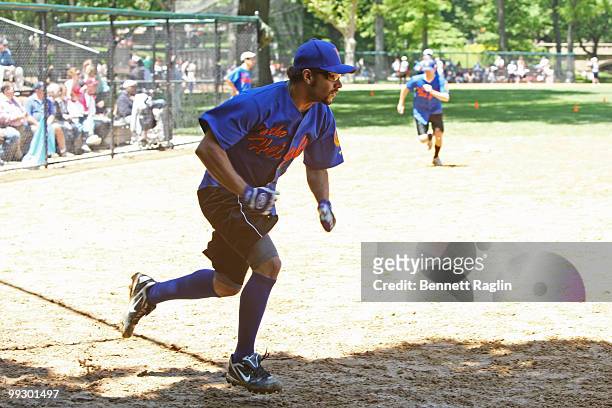 Actor Corbin Bleu attends the 56th Season of the Broadway Softball League opening day at Central Park, Heckscher Softball Fields on May 13, 2010 in...