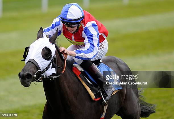 Primo Lady and David Probert win The Langleys Solicitors EBF Marygate Fillies' Stakes at York racecourse on May 14, 2010 in York, England