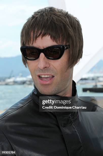 Musician Liam Gallagher attends 'The Longest Cocktail Party ' Photo Call held at the Terraza Martini during the 63rd Annual International Cannes Film...