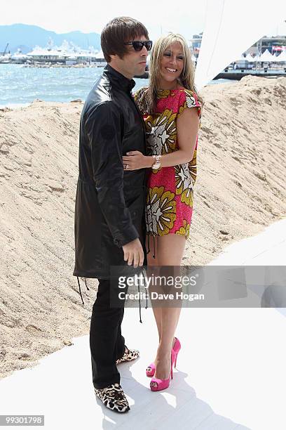 Liam Gallagher and Nicole Appleton attend "The Longest Cocktail Party" Photocall at the Terrazza Martini during the 63rd Annual Cannes Film Festival...