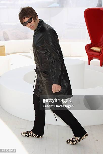 Liam Gallagher attends "The Longest Cocktail Party" Photocall at the Terrazza Martini during the 63rd Annual Cannes Film Festival on May 14, 2010 in...