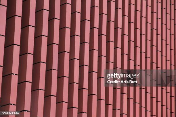 red terracotta tiles of concertgebouw brugge - concertgebouw stock pictures, royalty-free photos & images