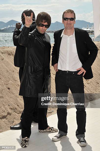 Musician Liam Gallagher and producer Andrew Eaton attend 'The Longest Cocktail Party ' Photo Call held at the Terraza Martini during the 63rd Annual...