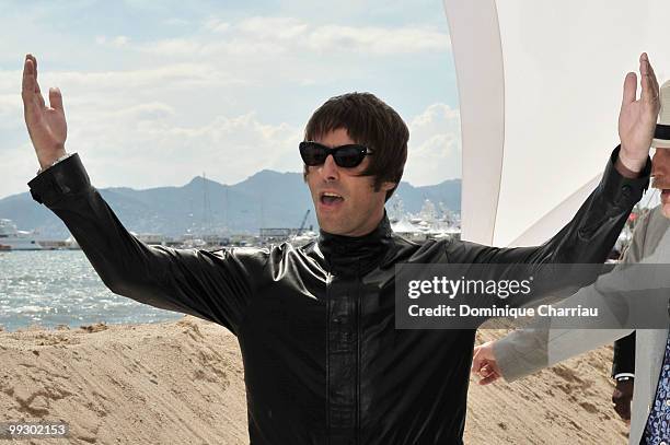 Musician Liam Gallagher attends 'The Longest Cocktail Party ' Photo Call held at the Terraza Martini during the 63rd Annual International Cannes Film...