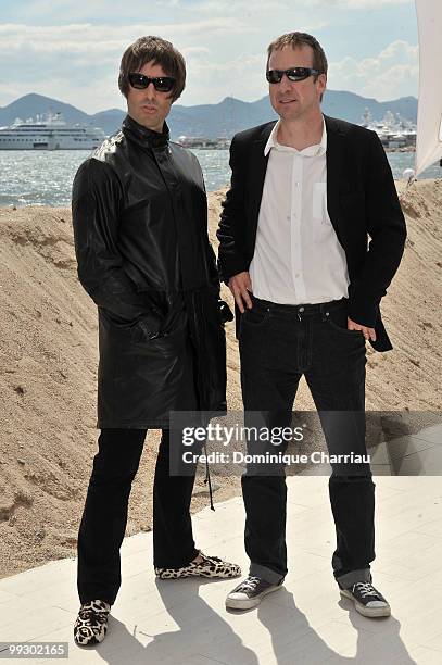 Musician Liam Gallagher and producer Andrew Eaton attend 'The Longest Cocktail Party ' Photo Call held at the Terraza Martini during the 63rd Annual...