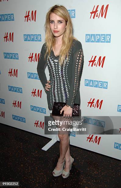 Emma Roberts at Paper Magazine 13th Annual Beautiful People Issue Celebration at The Standard Hotel on May 13, 2010 in Los Angeles, California.