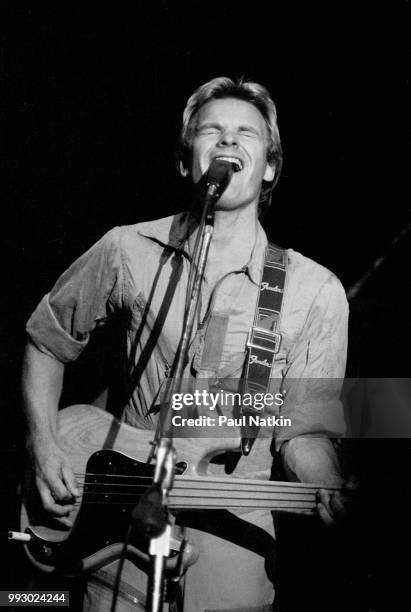 Singer Sting of The Police performs on stage at the Park West in Chicago, Illinois, May 25, 1979.