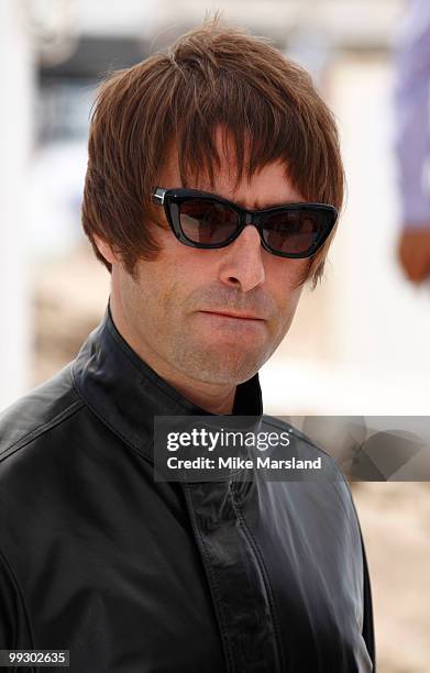 Liam Gallagher attends 'The Longest Cocktail Party ' Photo Call held at the Terraza Martini during the 63rd Annual International Cannes Film Festival...