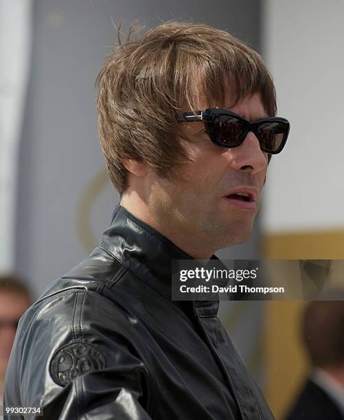 Liam Gallagher attends a photocall on May 14, 2010 in Cannes, France.