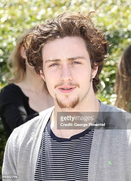 Actor Aaron Johnson attends the 'Chatroom' Photo Call held at the Palais des Festivals during the 63rd Annual International Cannes Film Festival on...