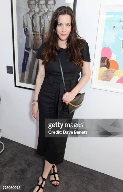 Liv Tyler attends the London launch of intothewhite, Darren Strowger's ambitious new tech platform raising money for Teenage Cancer Trust through the...