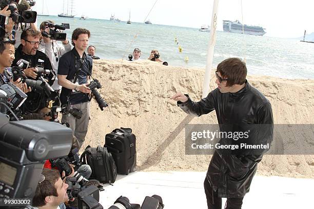 Musician Liam Gallagher attends 'The Longest Cocktail Party ' Photo Call held at the Terraza Martini during the 63rd Annual International Cannes Film...