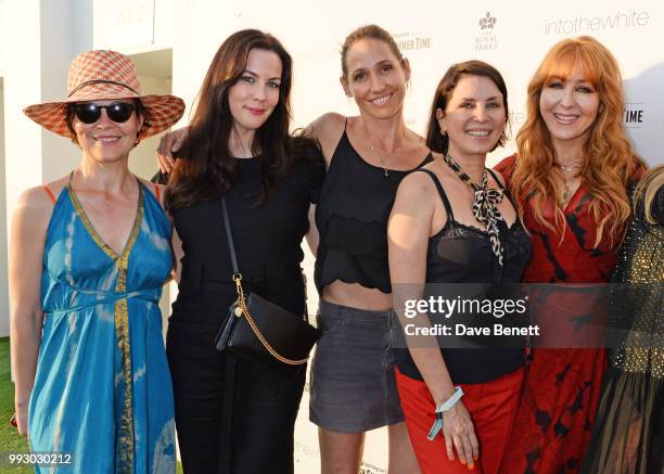 Helen McCrory, Liv Tyler, Rosemary Ferguson, Sadie Frost and Charlotte Tilbury attend the London launch of intothewhite, Darren Strowger's ambitious...