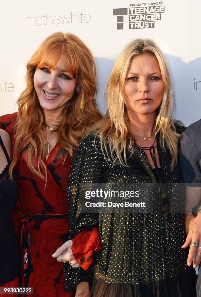 Charlotte Tilbury and Kate Moss attend the London launch of intothewhite, Darren Strowger's ambitious new tech platform raising money for Teenage...