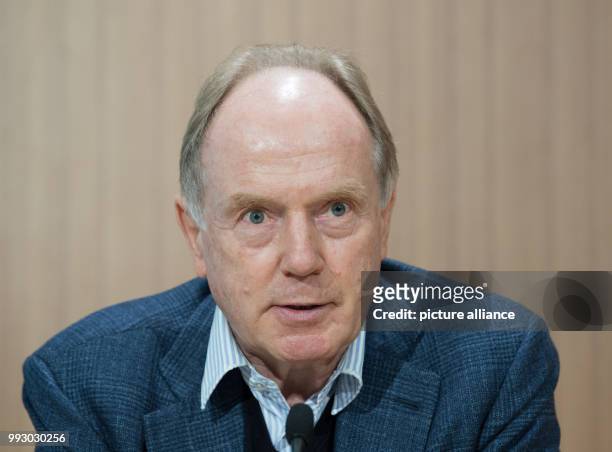Picture of the publisher of the book "The Gurlitt case", Christian Strasser, taken during a press conference in Berlin, Germany, 01 November 2017....