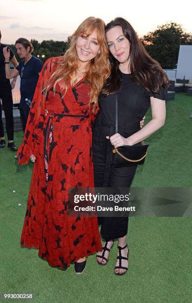 Charlotte Tilbury and Liv Tyler attend the London launch of intothewhite, Darren Strowger's ambitious new tech platform raising money for Teenage...
