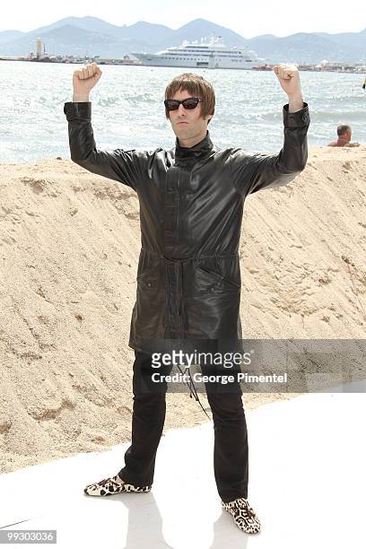 Musician Liam Gallagher attends 'The Longest Cocktail Party ' Photo Call held at the Terraza Martini during the 63rd Annual International Cannes Film...