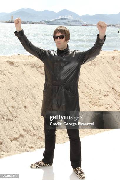 Musician Liam Gallagher attends 'The Longest Cocktail Party ' Photo Call held at the Terraza Martini during the 63rd Annual International Cannes Film...