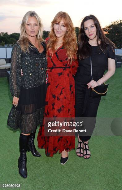 Kate Moss, Charlotte Tilbury and Liv Tyler attend the London launch of intothewhite, Darren Strowger's ambitious new tech platform raising money for...