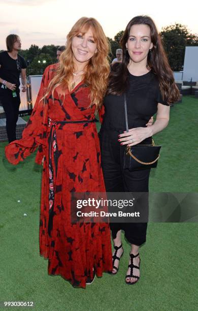 Charlotte Tilbury and Liv Tyler attend the London launch of intothewhite, Darren Strowger's ambitious new tech platform raising money for Teenage...