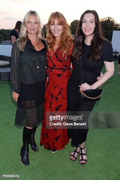 Kate Moss, Charlotte Tilbury and Liv Tyler attend the London launch of intothewhite, Darren Strowger's ambitious new tech platform raising money for...