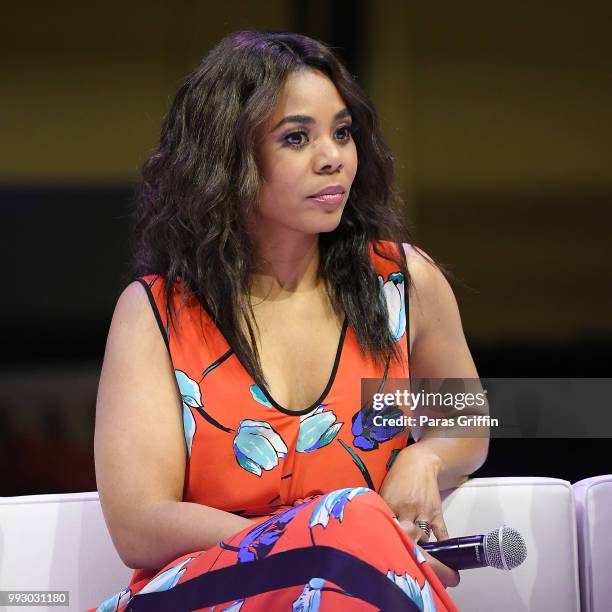 Regina Hall speaks onstage during the 2018 Essence Festival presented by Coca-Cola at Ernest N. Morial Convention Center on July 6, 2018 in New...
