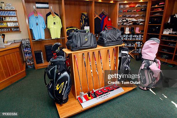 Pro shop is pictured during the Virgin Atlantic PGA National Pro-Am Championship Regional Qualifier at Old Ford Manor Golf Club on May 14, 2010 in...