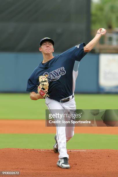 Port Charlotte, FL 2018 Tampa Bay Rays first round pick 18-year-old left-hander Matthew Liberatore makes his professional debut as the starting...