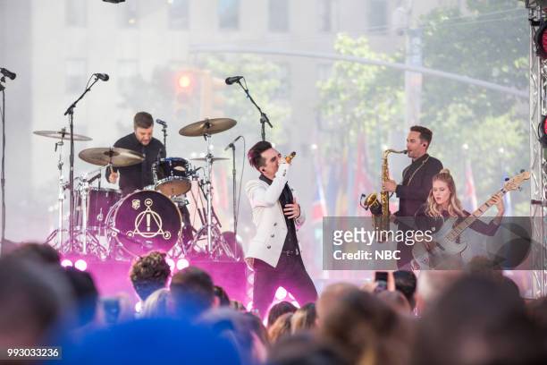 Brendon Urie of Panic! At the Disco on Friday, June 29, 2018 --