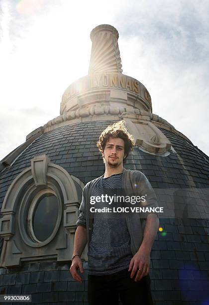 British actor Aaron Johnson poses during the promotion of "Chatroom" presented in the Un Certain Regard selection at the 63rd Cannes Film Festival on...