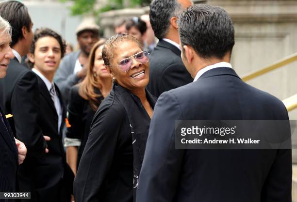 Dionne Warwick attends funeral services for entertainer Lena Horne at St. Ignatius Loyola Church on May 14, 2010 in New York City.