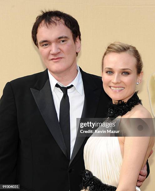 Director Quentin Tarantino and actress Diane Kruger arrive at the 82nd Annual Academy Awards at the Kodak Theatre on March 7, 2010 in Hollywood,...