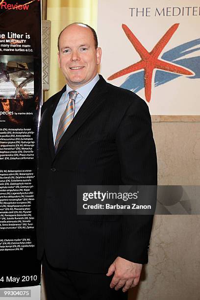 President of the CIESM, Prince Albert II of Monaco attends the final day of the 39th International Congress of Mediterranean Science Commission on...