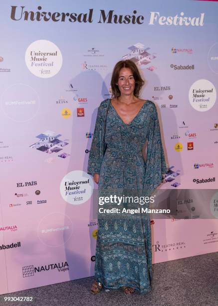 Monicas Martin Luque attends Miguel Rios concert on July 6, 2018 in Madrid, Spain.