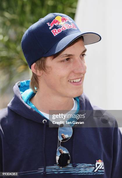 Austrian Ski-Jumper Gregor Schlierenzauer attends the Redbull Formula 1 Energy Station on May 14, 2010 in Monaco, France.