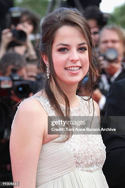 Anouchka Delon attends the 'Il Gattopardo' premiere held at the Palais des Festivals during the 63rd Annual International Cannes Film Festival on May...