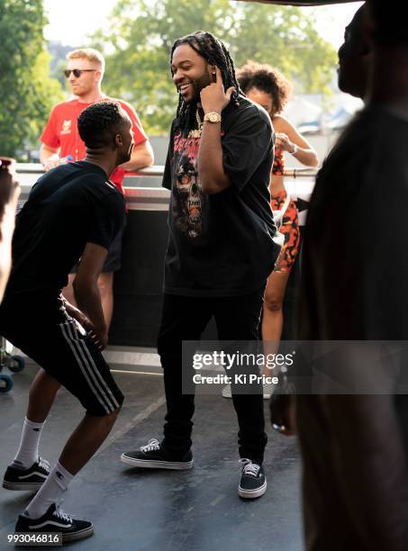 PartyNextDoor performs during Wireless Festival 2018 at Finsbury Park on July 6, 2018 in London, England.